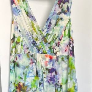 Seraphine Luxe Floral Silk Maternity Maxi Dress